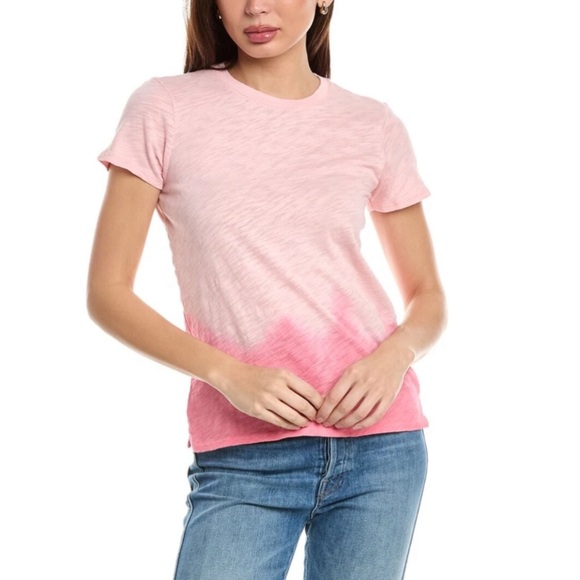 ATM Anthony Thomas Melillo Tops - ATM Schoolboy Tee-Shirt in Cherry Blossom.